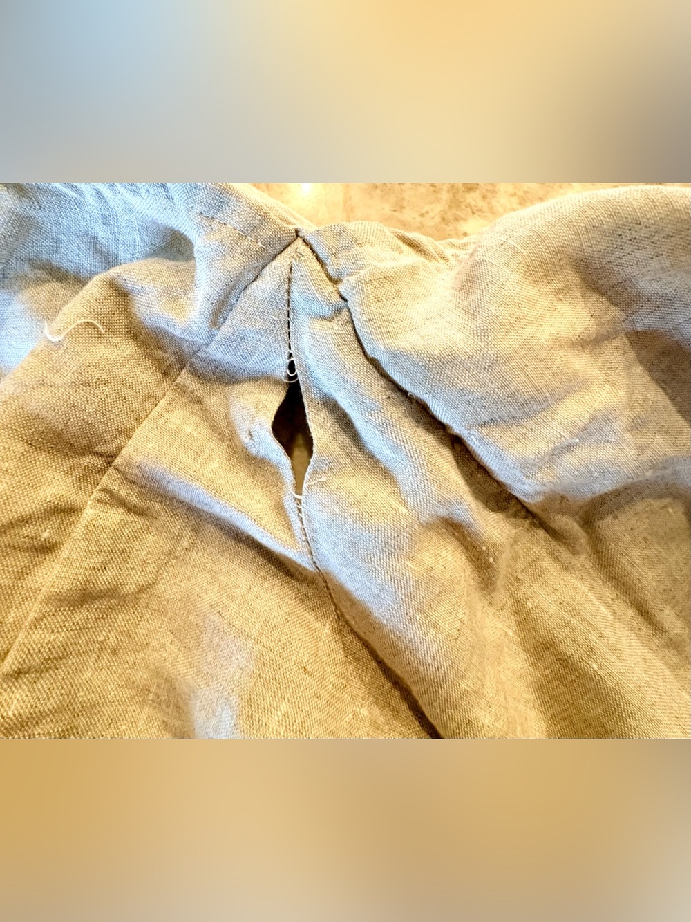 🟢 POTTERY BARN BELGIAN FLAX LINEN CAL KING BEDSKIRT IN COLOR NATURAL 🟢 - Picture 7 of 10